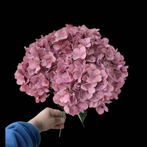 Artificial Flower Big Hydrangea Oldrose