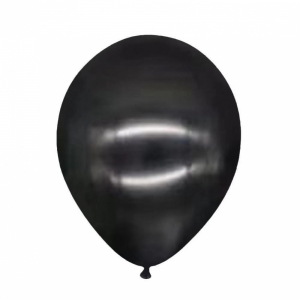 5 Inch Pearl Latex Balloon Black (100PCS)