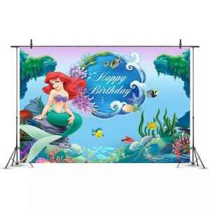 Clearance! Photography Backdrop Photo Background Mermaid  2m*1.5m