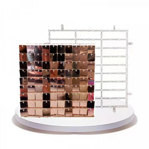 Shimmer Wall Transparent Backboard Rose Gold (Snap Button)