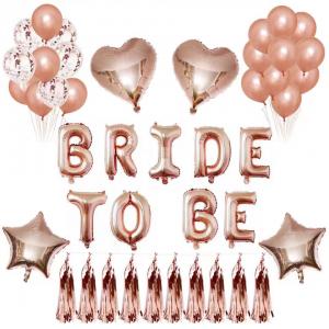 Foil Balloon Star Bride to Be  (33pcs)