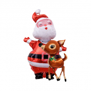 Foil Balloon Christmas Santa (2pcs)