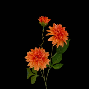 Artificial Dahlia Orange