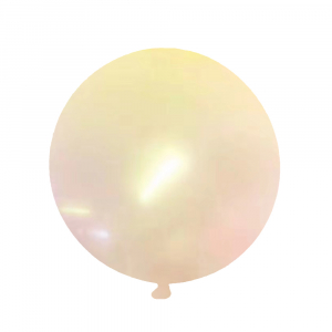 18 Inch Giant Pearl Latex Balloon Ivory