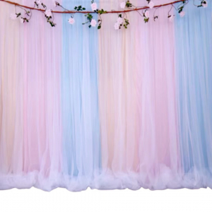 Clearance !Backdrop Curtains Rainbow  3*3 meter