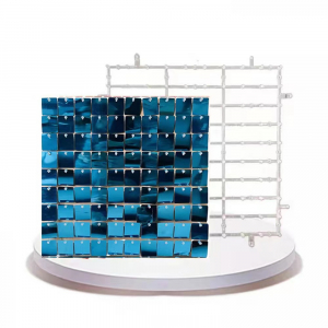 Shimmer Wall Transparent Backboard Blue (Snap Button)