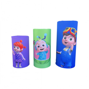 Printed Elastic Plinth Cover Cocomelon (3PCS)