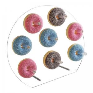 Clearance! Acrylic Round Donut Wall (8Pegs)