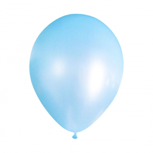 5 Inch Pearl Latex Balloon Baby Blue (100PCS)