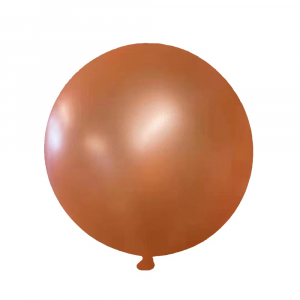 18 Inch Giant  Pearl Latex Balloon Rose Gold