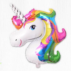 Foil Balloon Colourful Unicorn