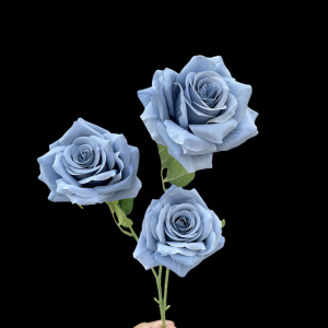 Artificial Rose Dark  Blue