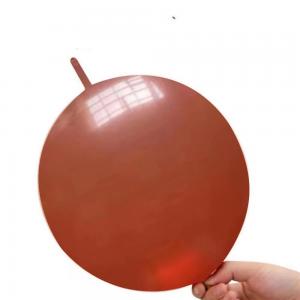 10 Inch Link Tail Latex Balloons Coffee (100PCS)