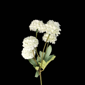 Artificial Ping Pong Chrysanthemum White