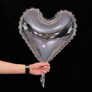 Clear Bubble Balloon Heart