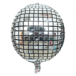 32 Inch Foil Balloon Sliver Disco Ball