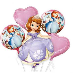 Princess Sophia Foil Balloon Set （5PCS)