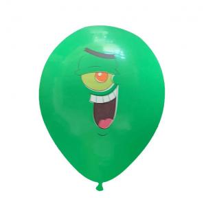 12 Inch Printed Balloon Spong Bob Green (1PCS)