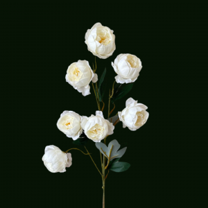 Artificial Small Peony White