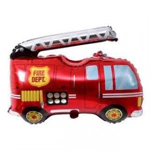 Foil Balloon Fire Truck