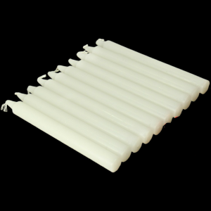 Tall Wax Candle White (10pcs)