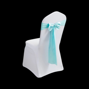 Stretch Chair Sash Band Tiffany Blue