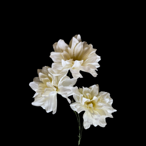 Artificial Dahlia White