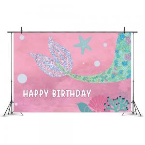 Clearance! Photography Backdrop Photo Background Mermaid  2m*1.5m (12101789)