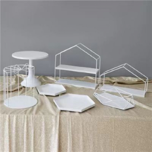 Clearance! Metal Sheet Cake Stand Sets (7PCS)