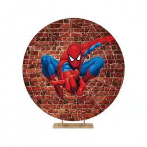 Elastic Mesh Backdrop Cover Spider man  (2 meter)