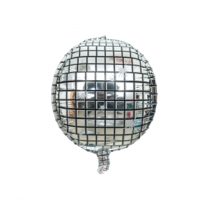 18 Inch Foil Balloon Sliver Disco Ball