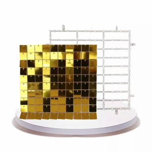 Shimmer Wall Transparent Backboard Bright Gold (Snap Button)