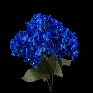 Artificial Flower Big Hydrangea Blue Bunch