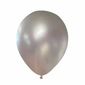 5 Inch Pearl Latex Balloon Sliver (100PCS)