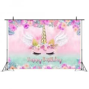 Clearance! Photography Backdrop Photo Background Unicorn 2m*1.5m (11604156)