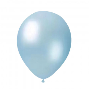 5 Inch Pearl Latex Balloon Baby Blue  (100PCS)