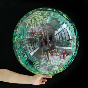 20 Inch Transparent Bubble Balloon Leaf